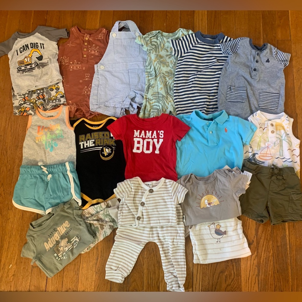 Bundle of boys 9-12 month summer clothing